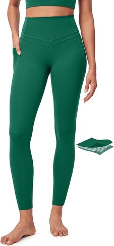 IUGA Compression Leggings with Pockets for Women Tummy Control Leggings No Front Seam Workout High Waist Yoga Pants in Saudi Arabia