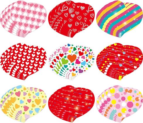 Fancy Land Heart Cutouts Colorful Valentine's Day Cutouts for School Bulletin Board Classroom Decoration 45Pcs in Saudi Arabia