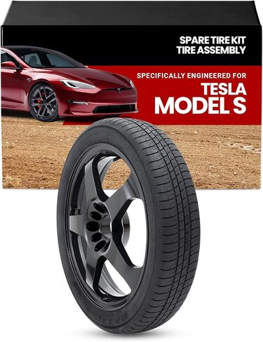 Complete Compact Spare Tire Kit w/Carrying Case - Fits 2017-2024 Tesla Model S - Modern Spare in Kuwait