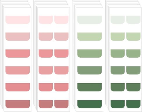 360PCS Bookmark Tabs,Green and Pink Sticky Book Tabs,Writable Annotating Tab, Tab for Notebooks,Bibles, Binders, Folders, Planners and Diaries, Pink, Green in Kuwait