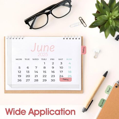 360PCS Bookmark Tabs,Green and Pink Sticky Book Tabs,Writable Annotating Tab, Tab for Notebooks,Bibles, Binders, Folders, Planners and Diaries, Pink, Green in Kuwait