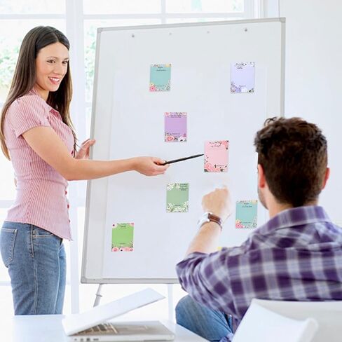 12 Pack Bible Sticky Notes - 360 Sheets Inspirational Memo Pads 4x3 Inch Floral Design Self-Stick Note Pads Bible Verse Quotes Notepads Gifts for Writing Notes Back to School Gifts Office Supplies in Kuwait