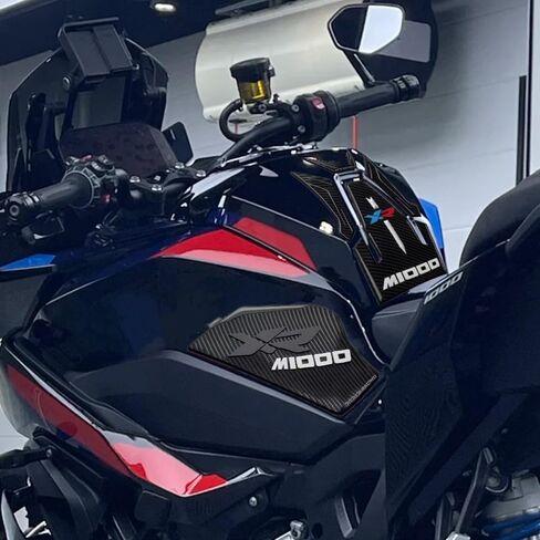 إطار الجسم الزخارف خزان الغاز وسادة مطاطية غطاء حامي ملصق هدية القلنسوة ملصق متوافق مع BMW M1000XR M1000 XR 2024 2025 in Kuwait