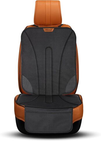 Car Seat Protector for Child Car Seat - Automotive Seat Protector, Durable 600D Fabric Car Seat Cover with Thick Pad Non-Slip Backing Mesh Pockets (Red Line 1 Pack) in Saudi Arabia