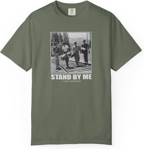 تي شيرت Vintage Stand by Me - تي شيرت فيلم الثمانينيات مستوحى من ستيفن كينج كلاسيك لروب راينر | هدية نهر فينيكس in Saudi Arabia