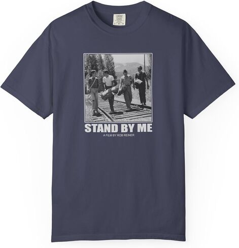 تي شيرت Vintage Stand by Me - تي شيرت فيلم الثمانينيات مستوحى من ستيفن كينج كلاسيك لروب راينر | هدية نهر فينيكس in Kuwait