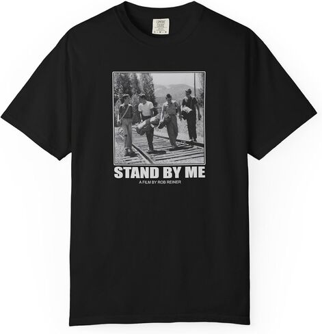 تي شيرت Vintage Stand by Me - تي شيرت فيلم الثمانينيات مستوحى من ستيفن كينج كلاسيك لروب راينر | هدية نهر فينيكس in Kuwait