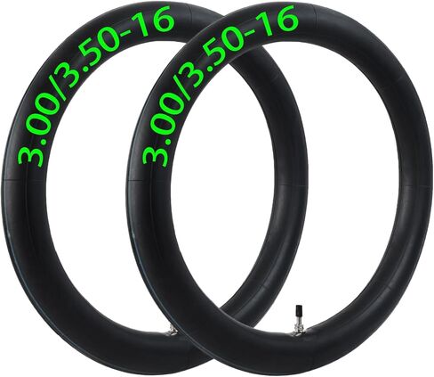 2-Pack 3.00/3.50-16 Inner Tube 90/100-16 Replacement Inner Tube 3.00-16 3.50-16 Tube Straight Valve Stem in Kuwait