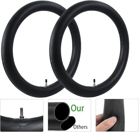 2-Pack 3.00/3.50-16 Inner Tube 90/100-16 Replacement Inner Tube 3.00-16 3.50-16 Tube Straight Valve Stem in Kuwait