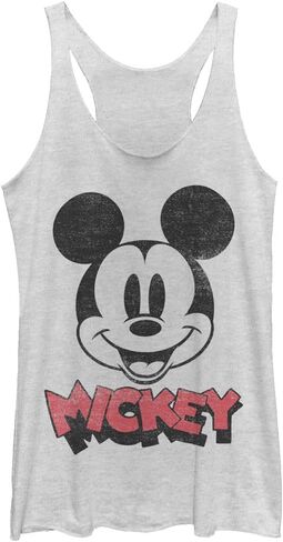 Disney Women's Classic Mickey Heads Up Women's Racerback Tank Top in Saudi Arabia