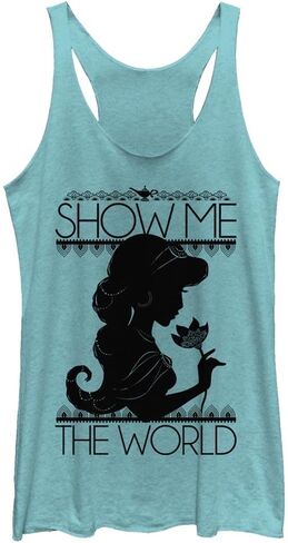 Disney Women's Disney Princesses Jasmine Silo Women's Racerback Tank Top in Saudi Arabia