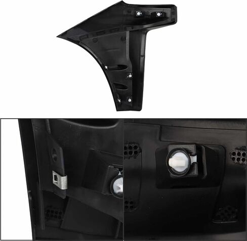 Front Bumper End Cap Left Side Black Extension Replacement for 2019-2022 Silverado 1500 in Saudi Arabia
