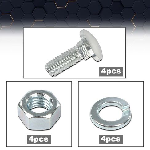 PIT66 Front Rear Bumper Bolts Compatible with Ford 7/16-14x1-1/4 4 Pcs in Saudi Arabia