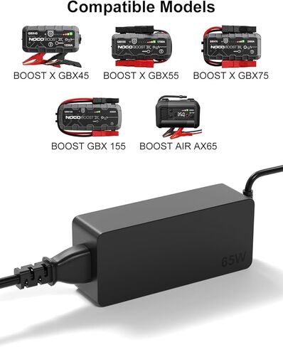 شاحن USB C NOCO Jump Starter بقدرة 65 وات لـ Boost X GBX45 1250A GBX55 1750A GBX75 2500A GBX155 4250A و Boost AIR AX65 2500A محول طاقة محمول من النوع C in Kuwait