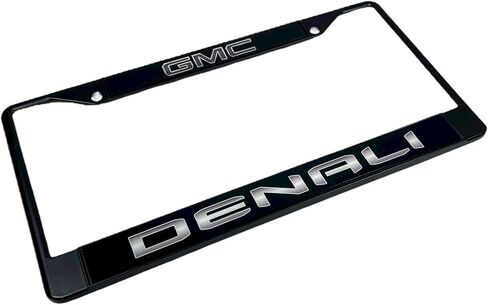Eurosport Daytona - متوافق مع - GMC - Denali - Blacked Out - إطار لوحة الترخيص باللون الأسود in Saudi Arabia