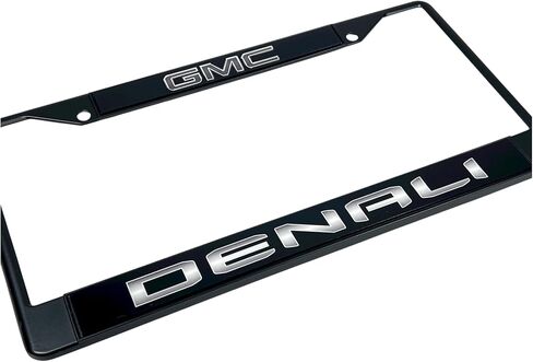 Eurosport Daytona - متوافق مع - GMC - Denali - Blacked Out - إطار لوحة الترخيص باللون الأسود in Saudi Arabia