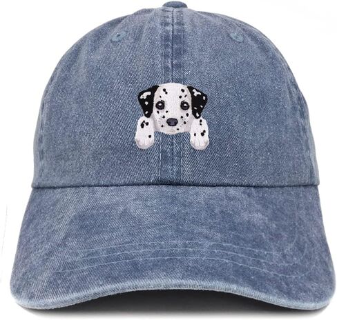 Trendy Apparel Shop Dalmatian Patch Pigment Dyed Washed Baseball Cap in Saudi Arabia