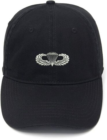 Men's Baseball Caps Army Airborne Paratrooper Wings Embroidered Dad Hat Washed Cotton Hat in Saudi Arabia