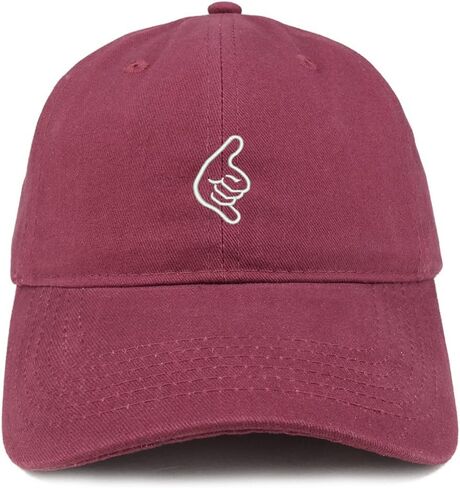 Trendy Apparel Shop Hang Loose Hand Embroidered Soft Cotton Dad Hat in Saudi Arabia