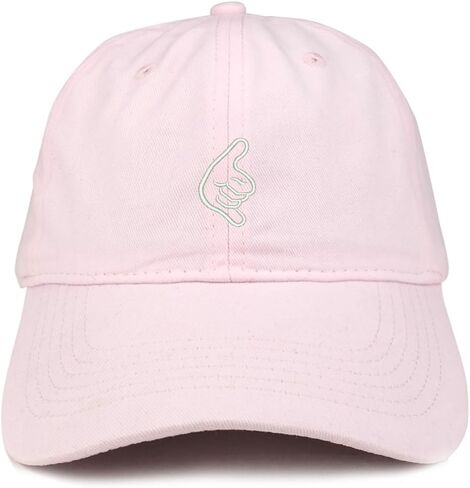 Trendy Apparel Shop Hang Loose Hand Embroidered Soft Cotton Dad Hat in Saudi Arabia