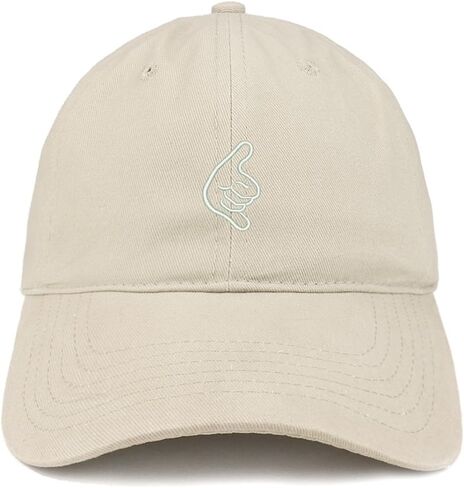 Trendy Apparel Shop Hang Loose Hand Embroidered Soft Cotton Dad Hat in Saudi Arabia