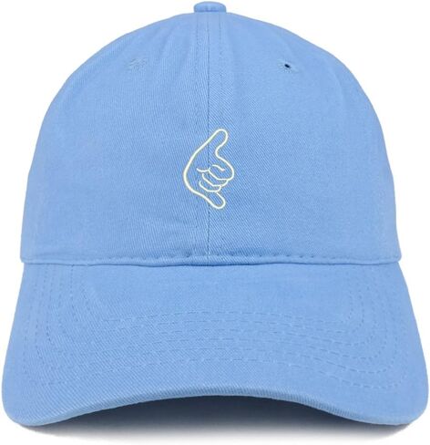 Trendy Apparel Shop Hang Loose Hand Embroidered Soft Cotton Dad Hat in Saudi Arabia