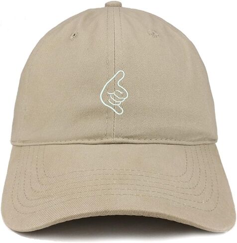 Trendy Apparel Shop Hang Loose Hand Embroidered Soft Cotton Dad Hat in Saudi Arabia