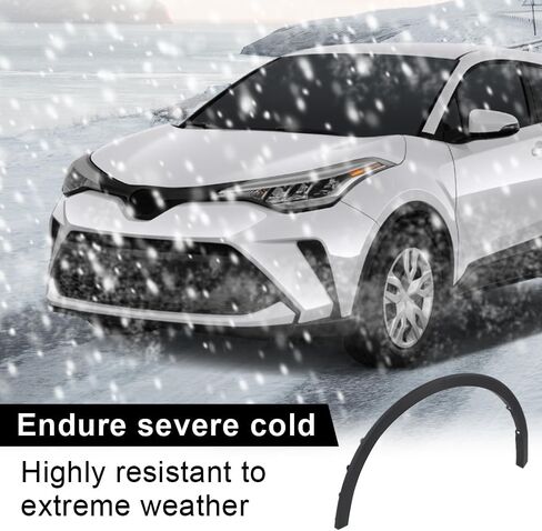 ANDPLAY Front Fender Flare Trim Wheel Opening Molding Compatible with Toyota CHR Nightshade 2021-2022 Fit Toyota CHR XLE 2018-2022 Fit Toyota CHR LE 2019-2022 75602F4010 TO1290115 Left Driver Side in Saudi Arabia