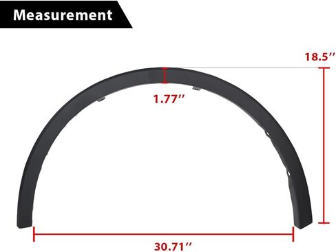 ANDPLAY Front Fender Flare Trim Wheel Opening Molding Compatible with Toyota CHR Nightshade 2021-2022 Fit Toyota CHR XLE 2018-2022 Fit Toyota CHR LE 2019-2022 75602F4010 TO1290115 Left Driver Side in Saudi Arabia