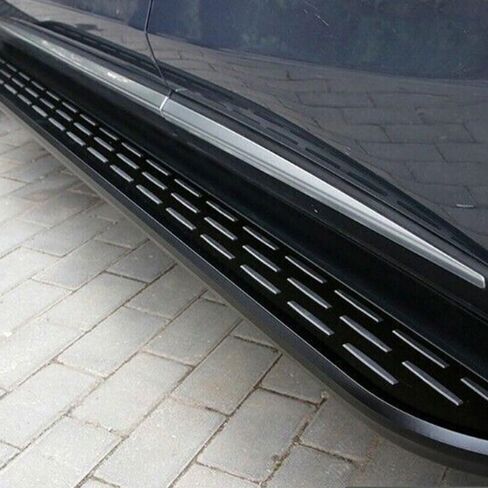 2Pcs Aluminum Runnings Boards Fits for Jeep Grand Cherokee 2022 2023 2024 2025 2026 Side Steps Textured Anti-Slip Surface 400lbs Capacity Black and Silver in Kuwait