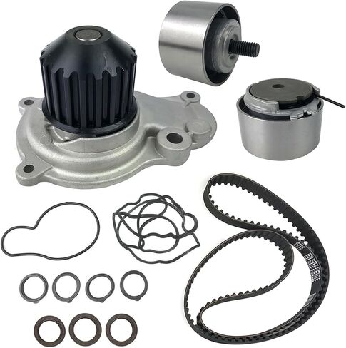 Timing Belt Kit with Water Pump for Chrysler PT Cruiser Sebring Votager, for Dodge Caravan Stratus, for Jeep Liberty Wrangler - Timing Belt Tensioner in Kuwait