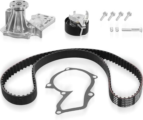 Timing Belt Kit with Water Pump for Chrysler PT Cruiser Sebring Votager, for Dodge Caravan Stratus, for Jeep Liberty Wrangler - Timing Belt Tensioner in Saudi Arabia