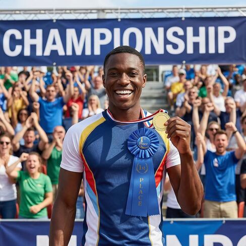 1st Place Rosette Ribbon Blue First Prize Award Ribbons, Honorable Participation Badge Ribbons for Competitions Sports Events Dance Show Science Fair Medal Ribbon for Awards, 11.02 x 3.94 Inches in Kuwait