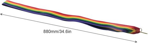 12PCS Medal Buckle Clip Lanyard Triangle Hook Colourful Ribbon Gold Ribbon/Rainbow Colour Medal Stripe Medal Lanyard Medal Ribbon for Academic Sports in Saudi Arabia