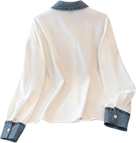SOLY HUX Women's Button Down Shirt Long Sleeve Collared Dressy Casual Blouse Tops in Saudi Arabia