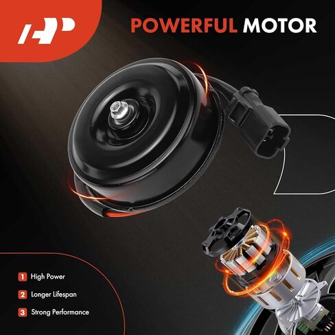 A-Premium Radiator Fan Motor Compatible with Honda Civic 2006 2007 2008 2009 2010 2011, Manual Transmission in Saudi Arabia