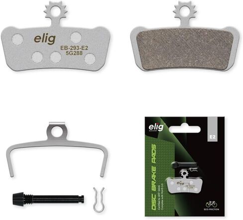 وسادات فرامل قرص الدراجة من ELIG متوافقة مع Avid/Sram Elixir 7، 9، X0، G2 R، G2 RS، G2 RSC، G2 Ultimate، Guide R، Guide RS، Guide RSC، Guide T، Level Stealth｜MTB/XC/Trail in Kuwait