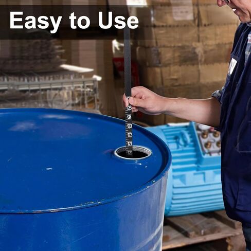 عصا قياس خزان الزيت، 4 أضعاف إلى 126 بوصة عصا قياس خزان الوقود، مسطرة قياس خزان الزيت الخشبية القابلة للطي للخزان العميق in Kuwait