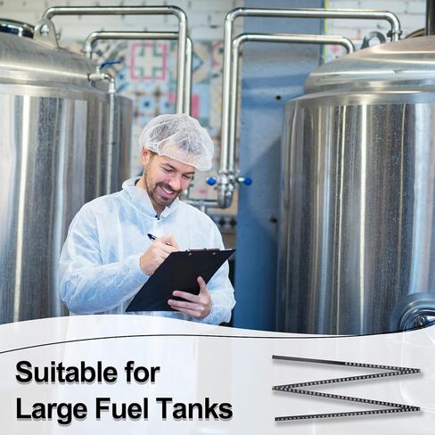 عصا قياس خزان الزيت، 4 أضعاف إلى 126 بوصة عصا قياس خزان الوقود، مسطرة قياس خزان الزيت الخشبية القابلة للطي للخزان العميق in Kuwait