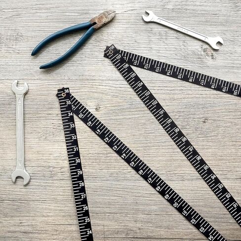 عصا قياس خزان الزيت، 4 أضعاف إلى 126 بوصة عصا قياس خزان الوقود، مسطرة قياس خزان الزيت الخشبية القابلة للطي للخزان العميق in Kuwait