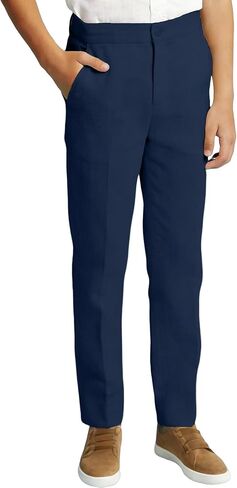 Boys Linen Suits Pants Kids Lightweight Flat Front Dress Pants for Toddler Boy Teens Formal School Uniform Trousers in Saudi Arabia