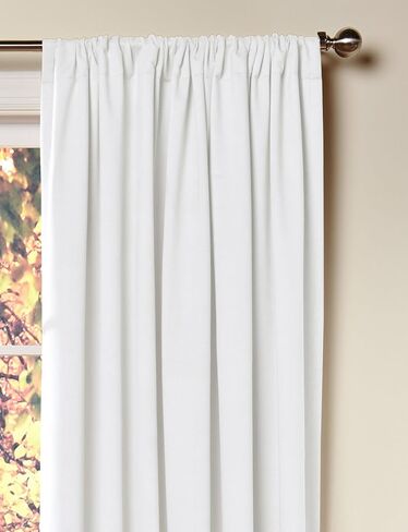 COTTON CRAFT White Curtains 84 Inch Length – 4 Panels Thick Cotton Duck Fabric Reverse Tab Top Window Drapes with Tie Backs – Light Filtering Privacy Curtains – 50 x 84 in Kuwait