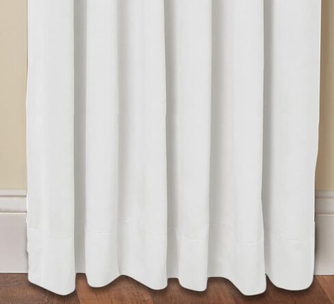 COTTON CRAFT White Curtains 84 Inch Length – 4 Panels Thick Cotton Duck Fabric Reverse Tab Top Window Drapes with Tie Backs – Light Filtering Privacy Curtains – 50 x 84 in Kuwait