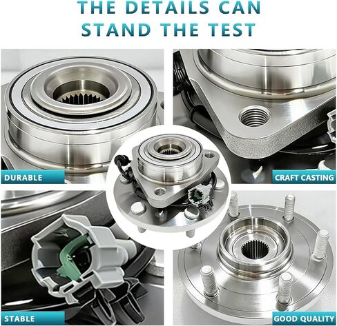 مجموعة محور تحمل العجلات الأمامية 515066 لنيسان أرمادا 2005-2007، باثفايندر 2004، باثفايندر أرمادا 2004، تيتان 2004-2007، إنفينيتي QX56 2004-2007 (قطعتان) in Kuwait