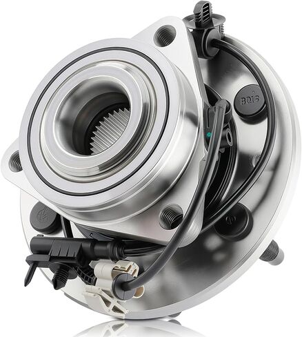 Front Wheel Bearing Hub Assy for 2007-2013 Chevrolet Silverado 1500, Avalanche, GMC Sierra 1500, Cadillac Escalade; 2007-2014 Chevrolet Tahoe, Suburban, GMC Yukon, Yukon XL 1500, 515096 for 4WD AWD in Kuwait