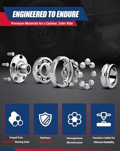 Front Wheel Bearing Hub Assy for 2007-2013 Chevrolet Silverado 1500, Avalanche, GMC Sierra 1500, Cadillac Escalade; 2007-2014 Chevrolet Tahoe, Suburban, GMC Yukon, Yukon XL 1500, 515096 for 4WD AWD in Kuwait