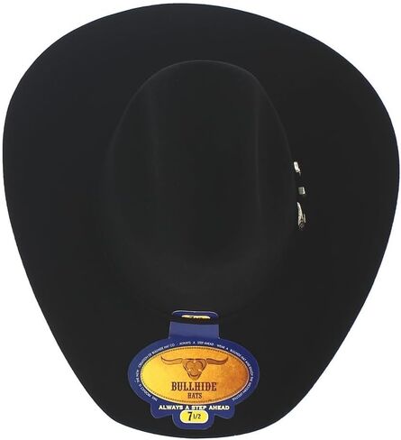 Bullhide Men's Legacy 8X Fur Blend Cowboy Hat Black 7 5/8 in Kuwait