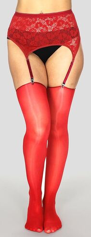 Mona's Choice Mens Sissy Garter Belt & Oil Shine Garter Stockings Set in Saudi Arabia