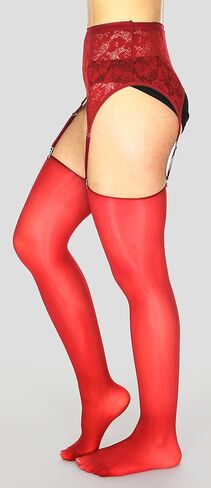 Mona's Choice Mens Sissy Garter Belt & Oil Shine Garter Stockings Set in Saudi Arabia