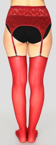 Mona's Choice Mens Sissy Garter Belt & Oil Shine Garter Stockings Set in Saudi Arabia